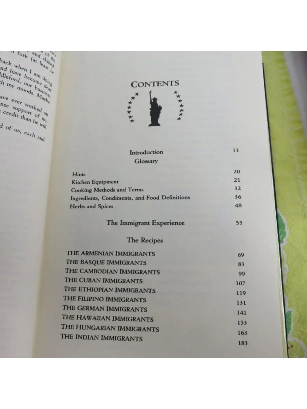 The Frugal Gourmet on Our Immigrant Ancestors Cook Book 1990 1st Ed Foreign
